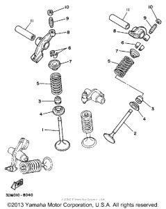 XV250 Клапана