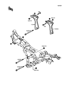 EL250 Рама ,крепежные детали