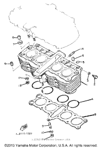 XJ550RJ Цилиндры