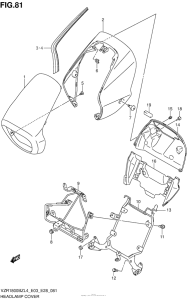 VZR1800BZ Headlamp Cover