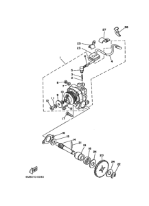 GT80 Масляная помпа в сборе