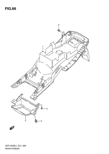 GSF1250S Заднее крыло