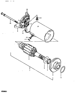 GT200 Стартерный мотор