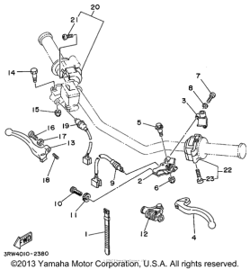 XT225L Рулевые переключатели