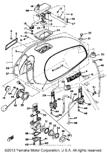 XS1100E Топливный бак