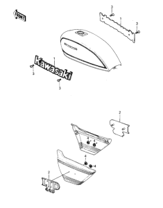KZ1000 Наклейки