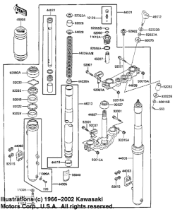  Вилка передней оси