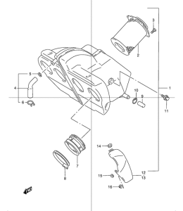 GSX1200 Воздухоочиститель