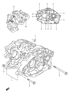 TU250 Картер двигателя