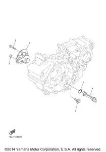 YZ450FEL Масляный насос