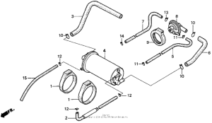 CMX250C Evap canister (ac)
