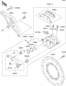 VN1500 Rear brake(r1-r3)