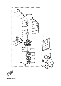 EW50 Carburetor assy
