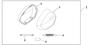 NT700V Kit, big pannier lid, yr-264m dusk beige met