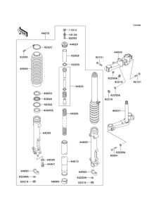 KZ1000 Front fork(p21 / p22 / p24)