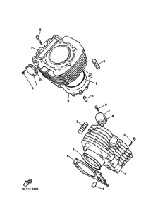 XV750 XV750K Цилиндр