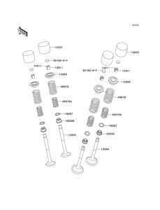 VN250 Клапана
