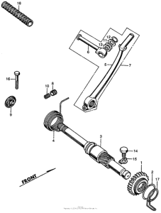 CL450 Кик стартер