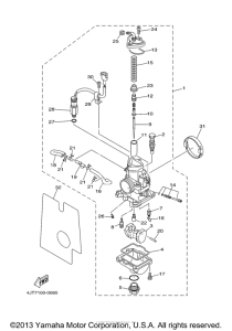 TZ125M Карбюратор