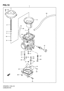 DR200 Carburetor assy