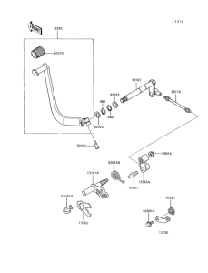 VN750 Механизм переключения передач