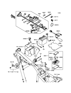 BJ250LFFA 車体電装品