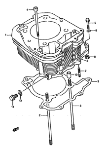 DR750 Цилиндр