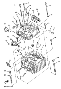 XTZ660 Головка цилиндров