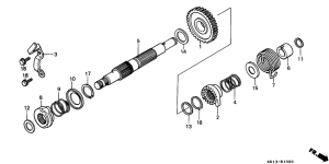 XR250R Кик стартер