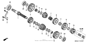 VTX1300S Трансмиссия