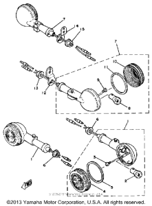 SR185H Поворотники