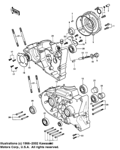 KD100 Картер двигателя