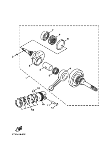 XC125 ｸﾗﾝｸｼﾔﾌﾄ & ﾋﾟｽﾄﾝ