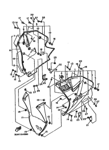 FZR1000 FZR1000A Cowling comp
