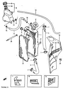 TS125 Радиатор