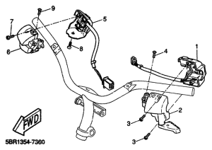 YQ50 Lenkerschalter hebel