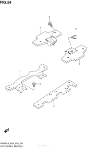AN650Z Footboard Bracket