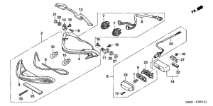 CB600F Taillight unit ass`y
