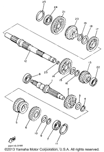 XVZ12TDK Трансмиссия