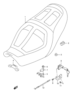 GSX1200 Пружина
