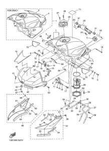 YZF-R6 Топливный бак