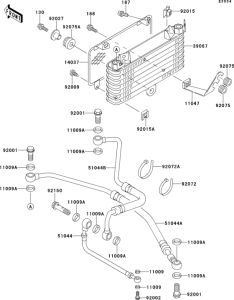 ZX1100 Масляный картер