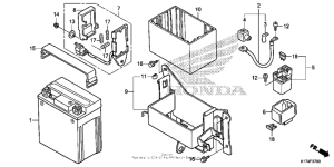 CMX250C Аккумулятор