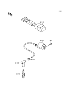 KMX50 Катушка зажигания