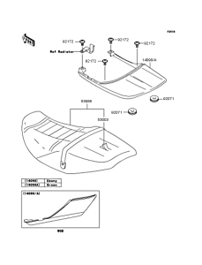 ZR400 Сиденье