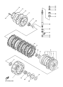 YZF-R1 Сцепление