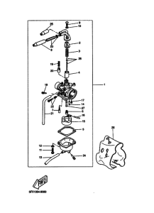 EW50 Carburetor assy