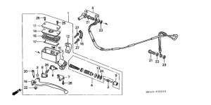 GL1500A Главный цилиндр сцепления