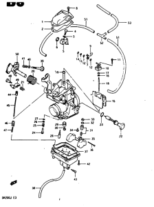 DR200 Carburetor assy
