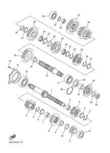YZF-R6 Трансмиссия